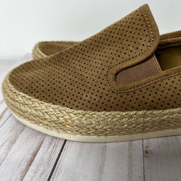 Esprit Women's Brown Somerset Espadrille Nadeen Style Loafer Shoes Size 7.5 - Picture 3 of 8